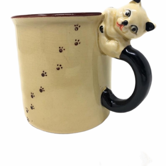 Other - Vintage Japan Ceramic Cat handle Mug